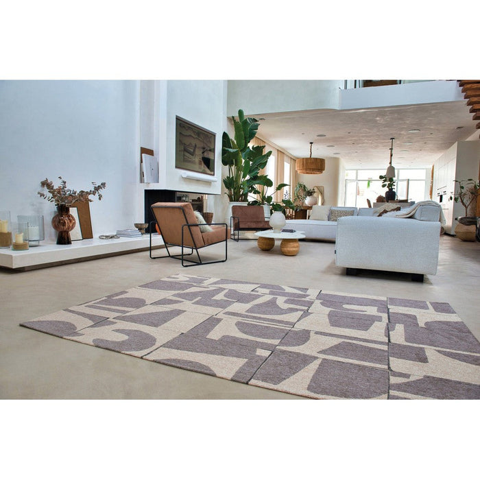 Louis De Poortere Craft Papercut 9366 String Washable Polyester Flatweave Eco-Runner