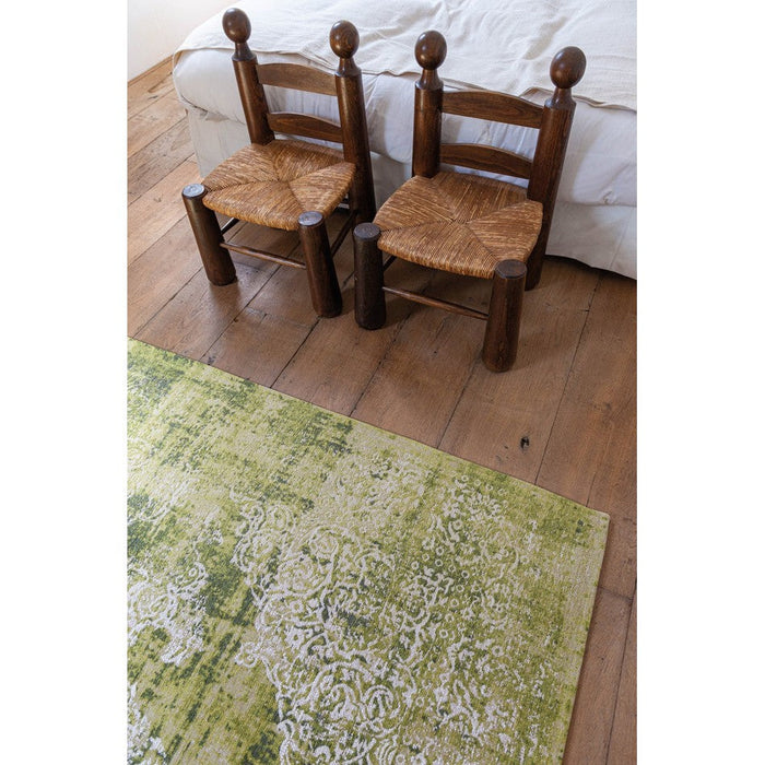 Louis De Poortere Fading World Kirman 9375 Tuscany Washable Polyester Flatweave Eco-Rug