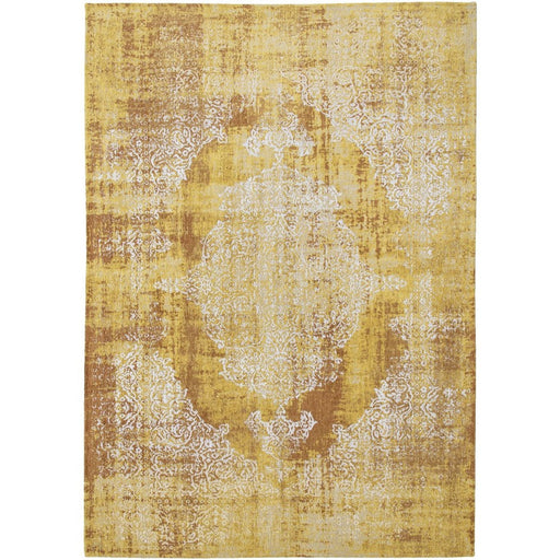 Louis De Poortere Fading World Kirman 9377 Sunwax Washable Polyester Flatweave Eco-Rug