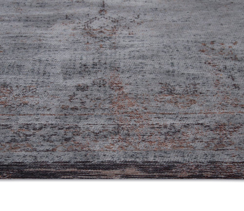 Louis De Poortere Fading World Medallion 8257 Grey Ebony Rug