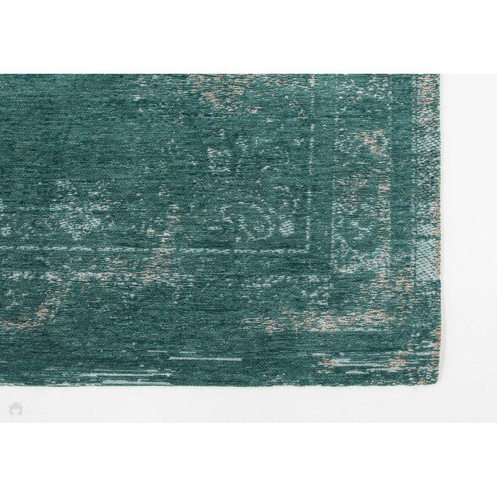 Louis De Poortere Fading World Medallion 8258 Jade Washable Polyester Flatweave Eco-Rug