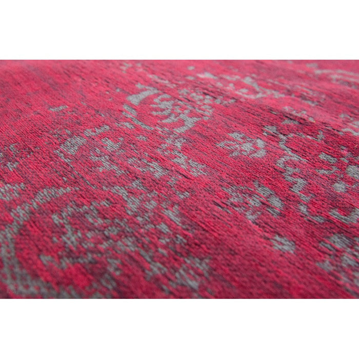 Louis De Poortere Fading World Medallion 8260 Scarlet Washable Polyester Flatweave Eco-Rug