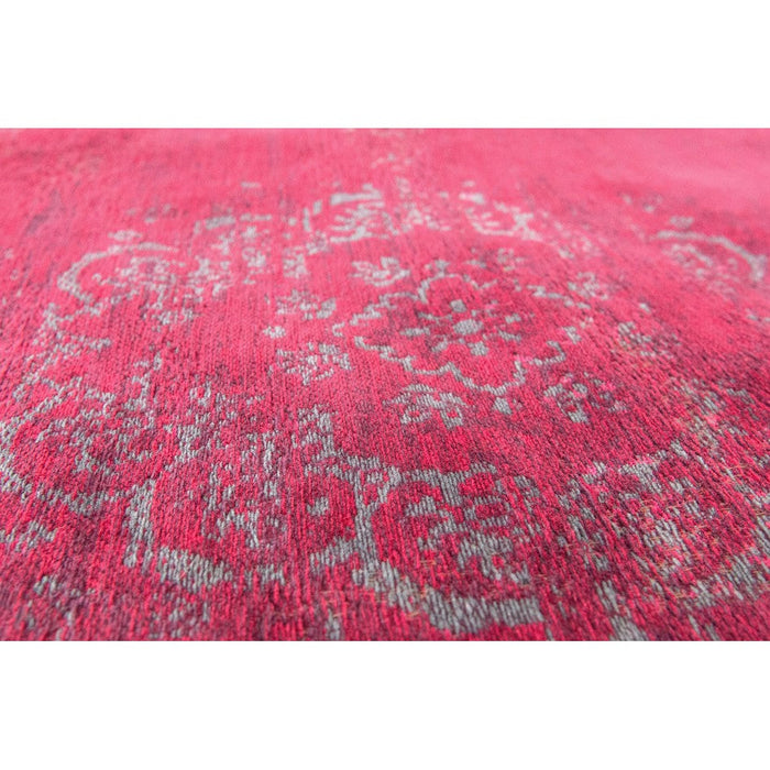 Louis De Poortere Fading World Medallion 8260 Scarlet Washable Polyester Flatweave Eco-Rug