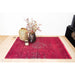 Louis De Poortere Fading World Medallion 8260 Scarlet Washable Polyester Flatweave Eco-Rug