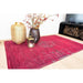 Louis De Poortere Fading World Medallion 8260 Scarlet Washable Polyester Flatweave Eco-Rug