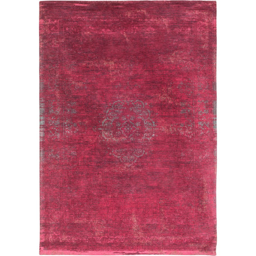 Louis De Poortere Fading World Medallion 8260 Scarlet Washable Polyester Flatweave Eco-Rug