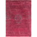 Louis De Poortere Fading World Medallion 8260 Scarlet Washable Polyester Flatweave Eco-Rug