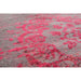 Louis De Poortere Fading World Medallion 8261 Pink Flash Washable Polyester Flatweave Eco-Rug