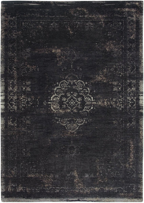 Louis De Poortere Fading World Medallion 8263 Mineral Black Rug