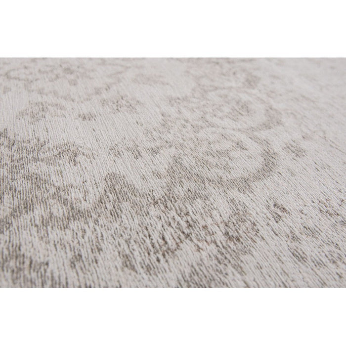 Louis De Poortere Fading World Medallion 8383 Salt & Pepper Washable Polyester Flatweave Eco-Rug