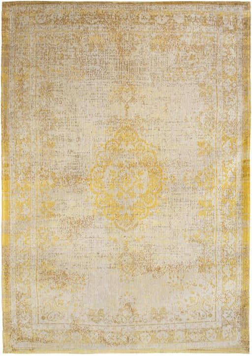 Louis De Poortere Fading World Medallion 9062 Grey Yellow Rug