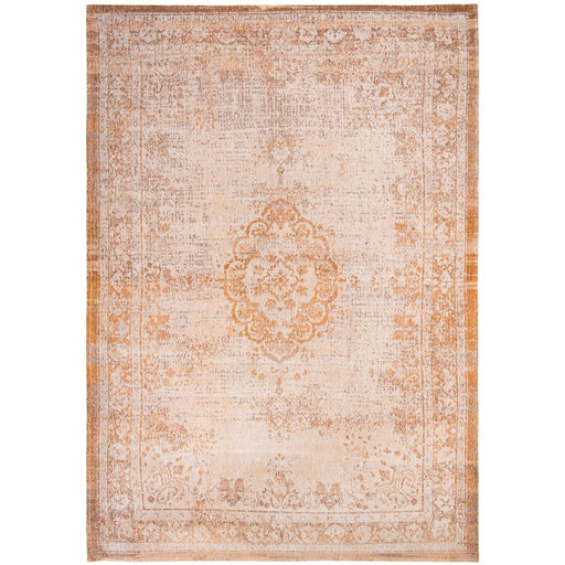 Louis De Poortere Fading World Medallion 9067 Salmon Washable Polyester Flatweave Eco-Rug