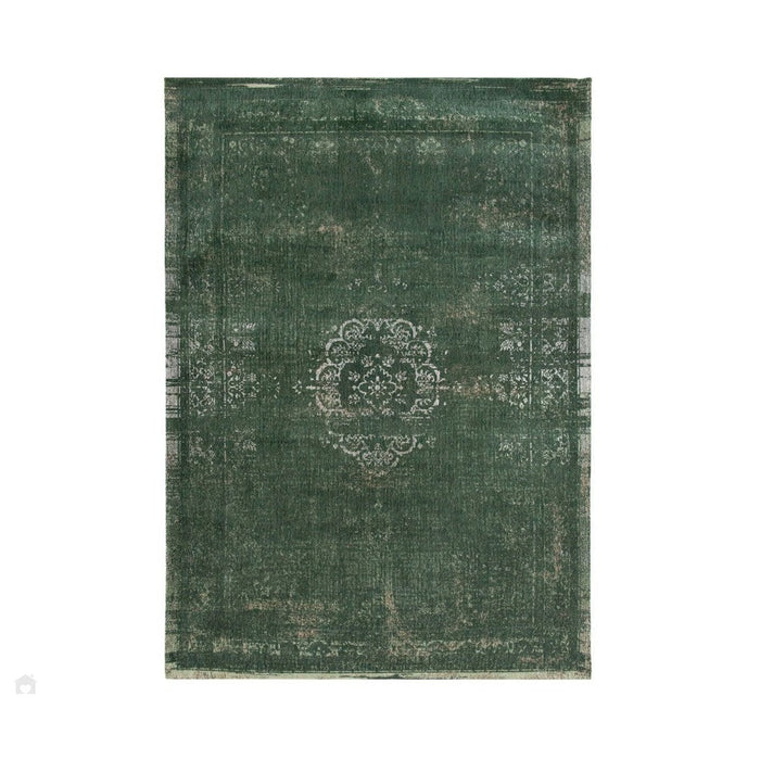 Louis De Poortere Fading World Medallion 9146 Majestic Forest Washable Polyester Flatweave Eco-Rug