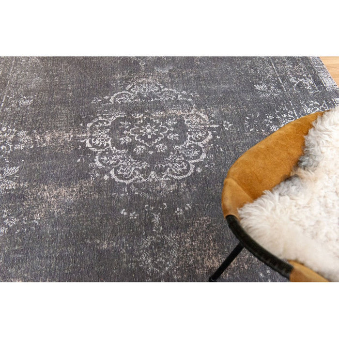 Louis De Poortere Fading World Medallion 9148 Stone Washable Polyester Flatweave Eco-Rug