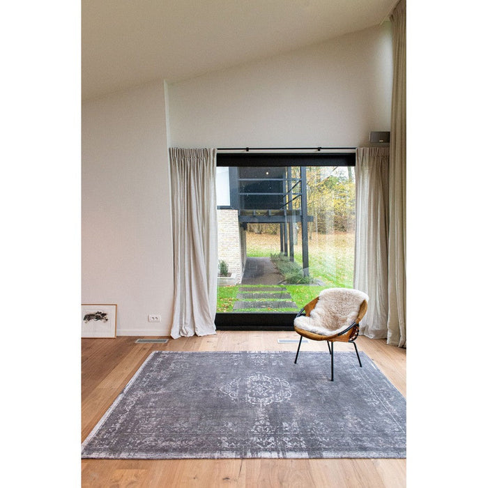 Louis De Poortere Fading World Medallion 9148 Stone Washable Polyester Flatweave Eco-Rug