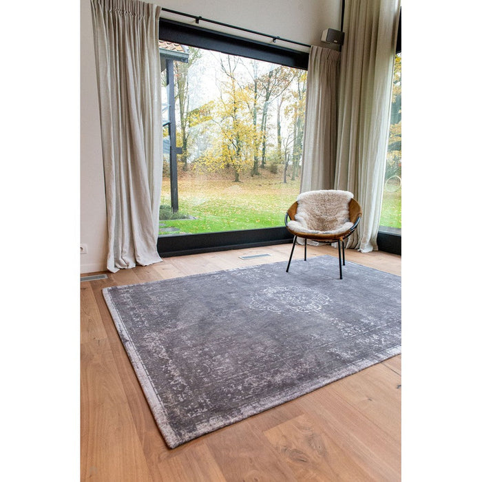 Louis De Poortere Fading World Medallion 9148 Stone Washable Polyester Flatweave Eco-Rug