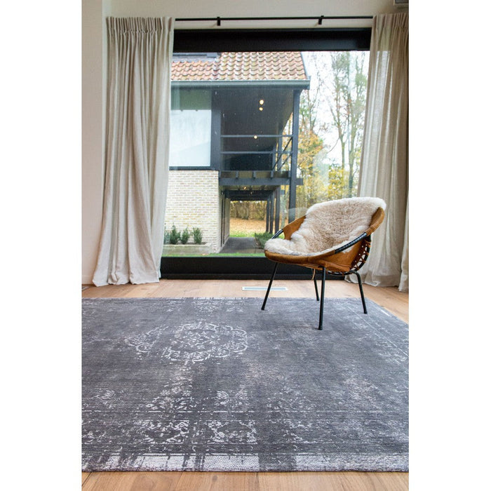 Louis De Poortere Fading World Medallion 9148 Stone Washable Polyester Flatweave Eco-Rug