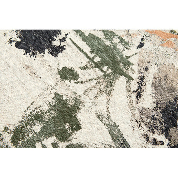 Louis De Poortere Gallery Fresque 9393 Indian Rice Washable Polyester Flatweave Eco-Rug