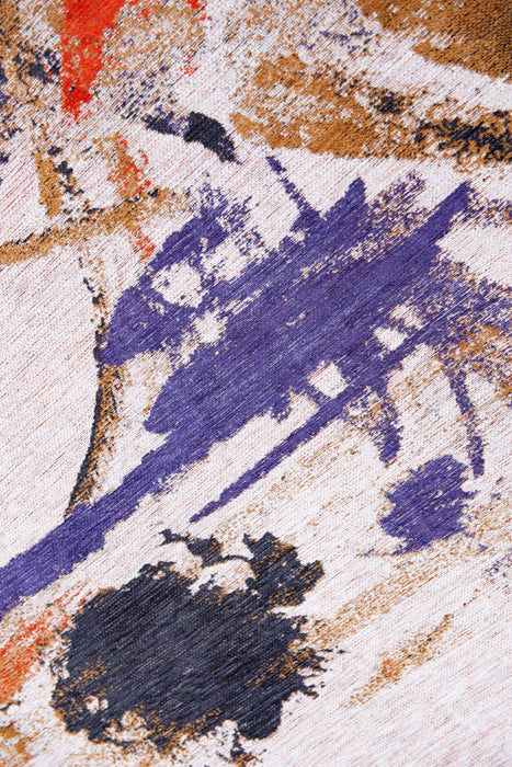 Louis De Poortere Gallery Fresque Purple Game 9342 Rug