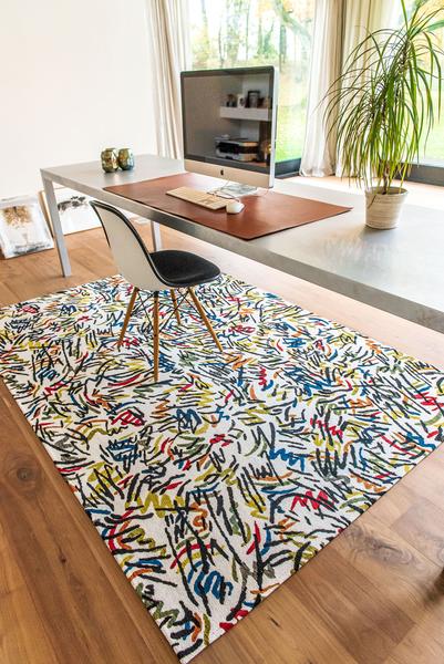 Louis De Poortere Gallery Graffito 9144 Street Graph Rug