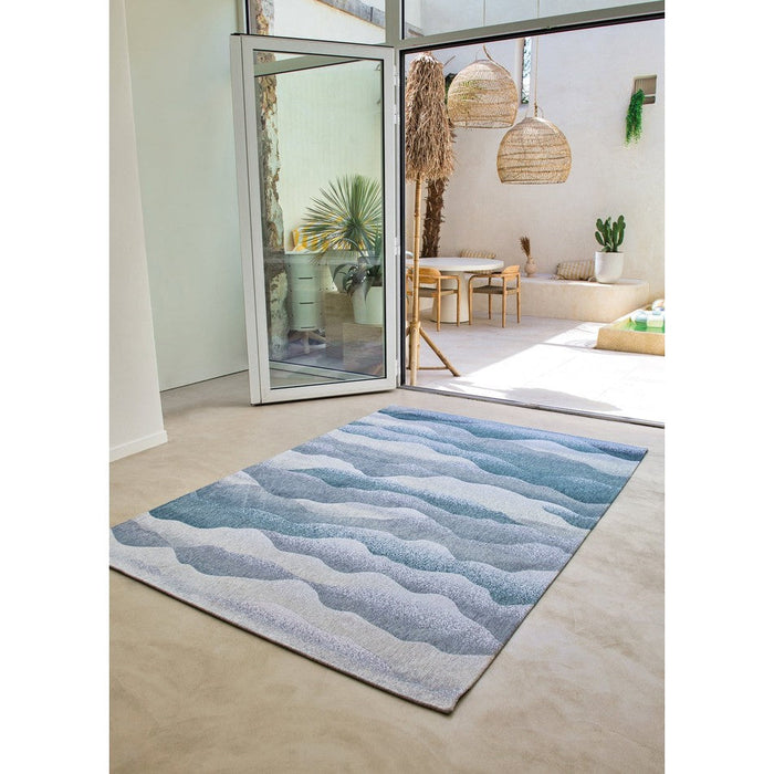 Louis De Poortere Gallery Himalaya 9382 Winter Washable Polyester Flatweave Eco-Rug