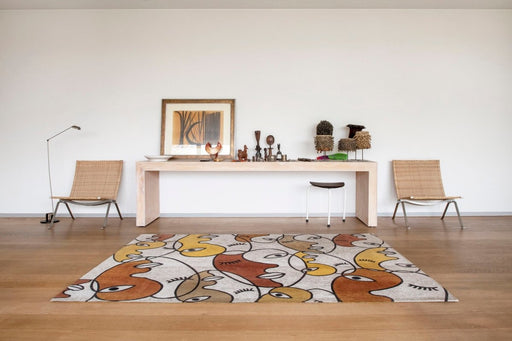 Louis De Poortere Gallery Icon 9222 Faces Rug