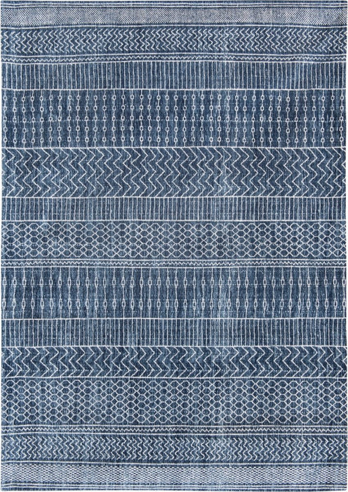 Louis De Poortere Khayma Scarab Blue 8676 Agadir Rug