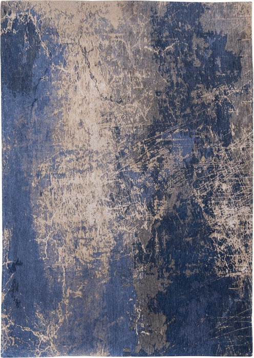 Louis De Poortere Mad Men Cracks 8629 Abyss Blue Rug