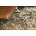 Louis De Poortere Mad Men Cracks 8723 Dark Pine Washable Polyester Flatweave Eco-Rug