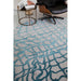 Louis De Poortere Mad Men Dedalo 9203 Blue Marine Washable Polyester Flatweave Eco-Rug