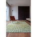 Louis De Poortere Mad Men Dedalo 9204 Republic Green Washable Polyester Flatweave Eco-Rug