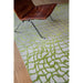 Louis De Poortere Mad Men Dedalo 9204 Republic Green Washable Polyester Flatweave Eco-Runner