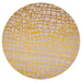 Louis De Poortere Mad Men Dedalo 9205 Yellow Scarab Round Rug