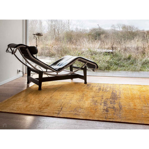 Louis De Poortere Mad Men Griff 8550 Liberty Gold Washable Polyester Flatweave Eco-Rug