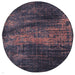 Louis De Poortere Mad Men Griff 8925 Soho Copper Washable Polyester Flatweave Round Eco-Rug