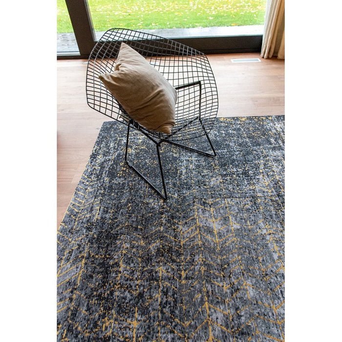 Louis De Poortere Mad Men Jacob's Ladder 8422 Broadway Glitter Washable Polyester Flatweave Eco-Runner
