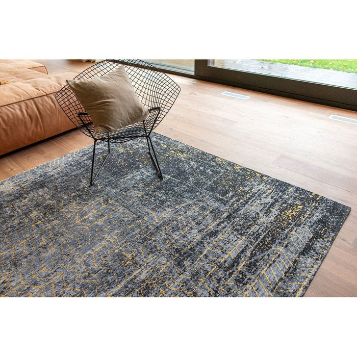 Louis De Poortere Mad Men Jacob's Ladder 8422 Broadway Glitter Washable Polyester Flatweave Eco-Runner