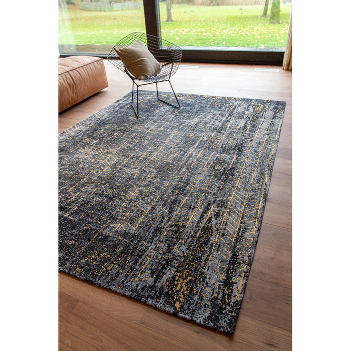 Louis De Poortere Mad Men Jacob's Ladder 8422 Broadway Glitter Washable Polyester Flatweave Eco-Runner
