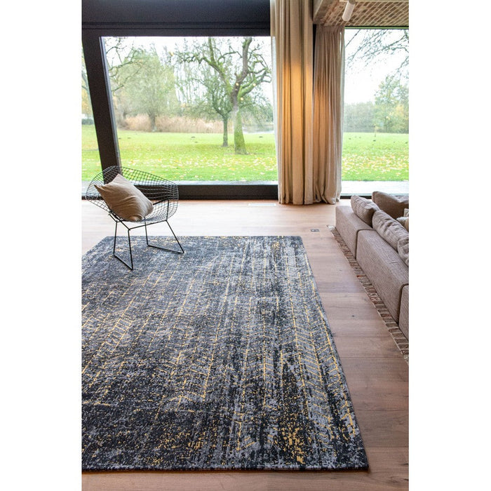Louis De Poortere Mad Men Jacob's Ladder 8422 Broadway Glitter Washable Polyester Flatweave Eco-Runner