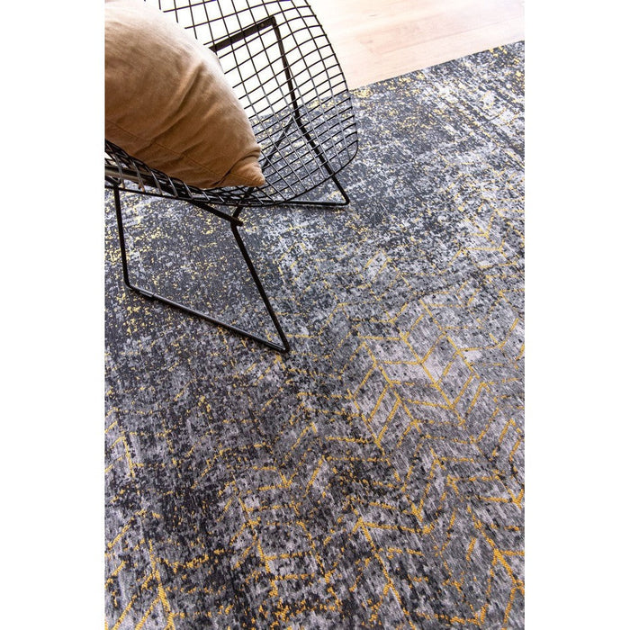 Louis De Poortere Mad Men Jacob's Ladder 8422 Broadway Glitter Washable Polyester Flatweave Eco-Runner