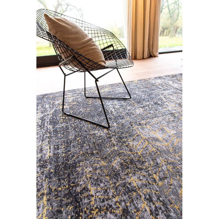 Louis De Poortere Mad Men Jacob's Ladder 8422 Broadway Glitter Washable Polyester Flatweave Eco-Runner
