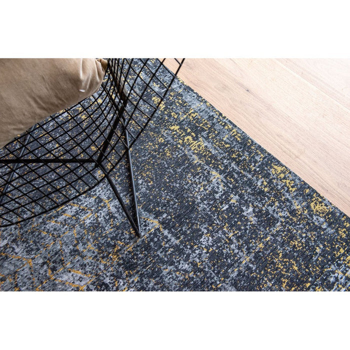 Louis De Poortere Mad Men Jacob's Ladder 8422 Broadway Glitter Washable Polyester Flatweave Eco-Runner