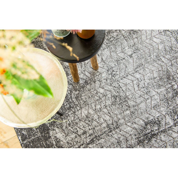 Louis De Poortere Mad Men Jacob's Ladder 8425 Harlem Contrast Washable Polyester Flatweave Eco-Runner