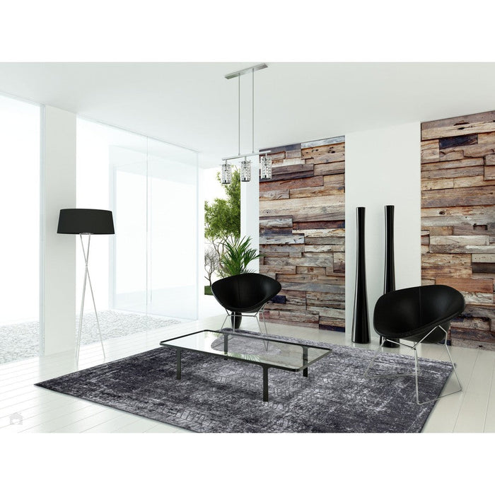 Louis De Poortere Mad Men Jacob's Ladder 8425 Harlem Contrast Washable Polyester Flatweave Eco-Runner