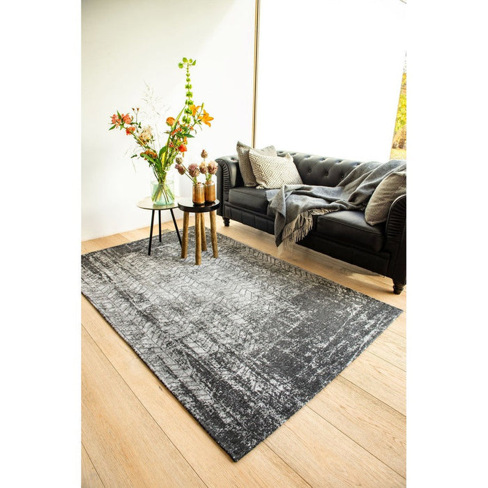 Louis De Poortere Mad Men Jacob's Ladder 8425 Harlem Contrast Washable Polyester Flatweave Eco-Runner