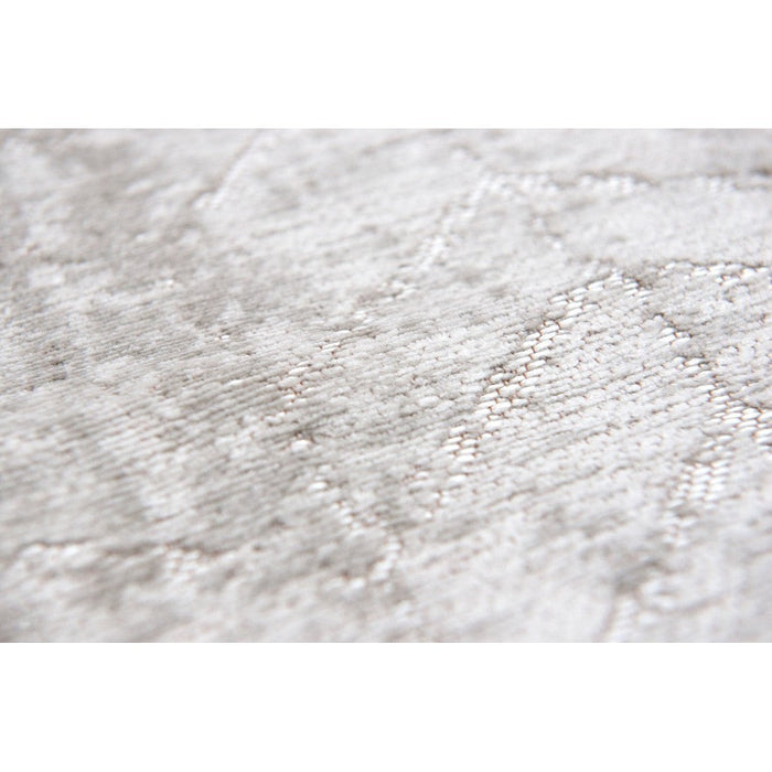 Louis De Poortere Mad Men Jacob's Ladder 8929 White Plains Washable Polyester Flatweave Eco-Runner