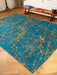 Louis De Poortere Mad Men Stellar 9218 Lightning Turquoise Rug