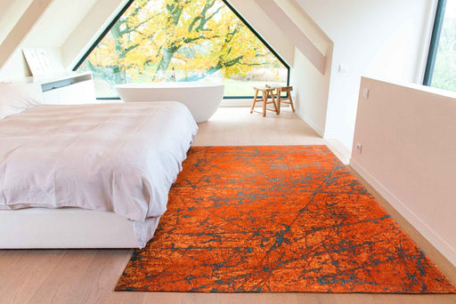 Louis De Poortere Mad Men Stellar 9219 Nebula Orange Rug