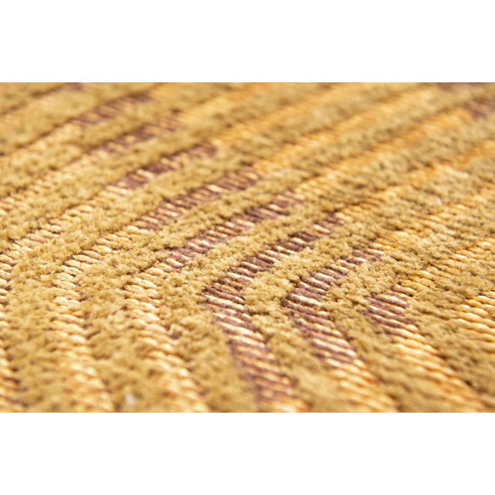 Louis De Poortere Meditation Coral 9226 Jelly Gold Washable Polyester Flatweave Eco-Rug