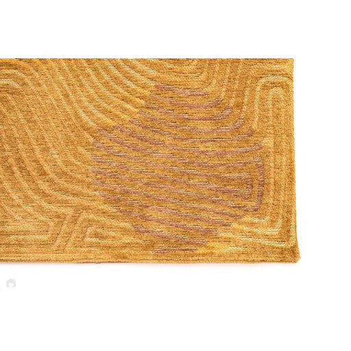 Louis De Poortere Meditation Coral 9226 Jelly Gold Washable Polyester Flatweave Eco-Runner